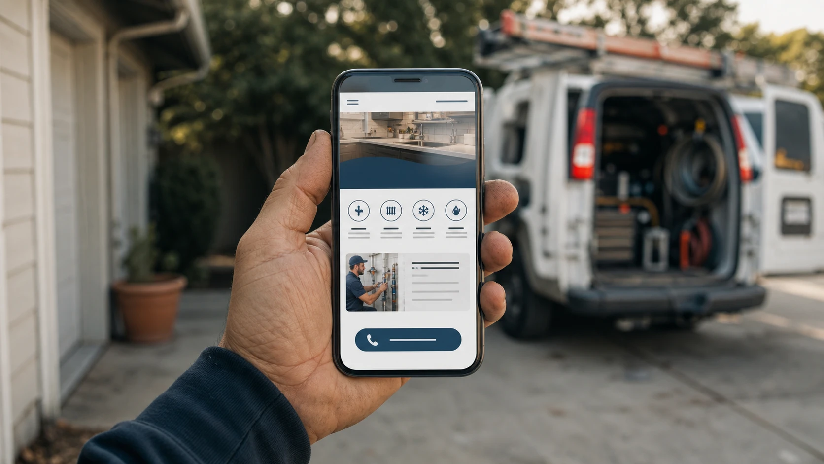 What a home service website actually needs